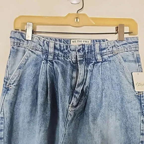 Free People Women's Equinox Denim Trouser. NWT Size 25 - Picture 7 of 8
